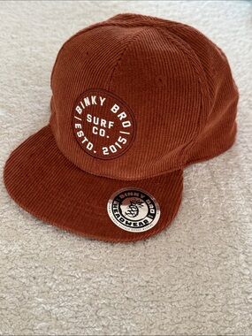 Binky Bro Surf Co. Kids Corduroy Cap - Rust Brown